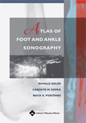 Atlas of Foot and Ankle Sonography: Hardbound