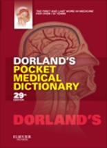 Dorland's Pocket Medical Dictionary 29/e