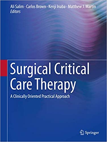 Surgical Critical Care Therapy-1판(Hardcover)