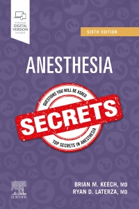 Anesthesia Secrets-6판