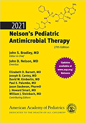 2021 Nelson's Pediatric Antimicrobial Therapy-27판